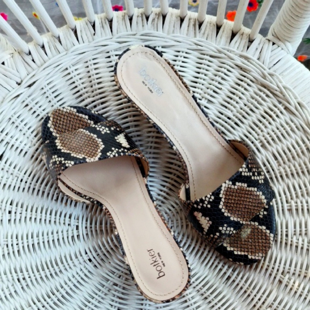 Botkier Carlie New York Snakeskin Sandals